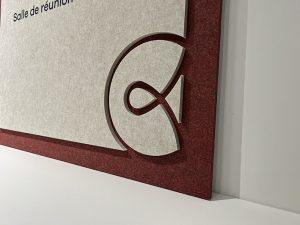 Recycled Pet felt- acoustic pet materials-fire class B2-d0 creative wall decoration-signage